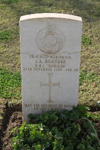 Ismailia War Memorial Cemetery - Brander, James Alexander